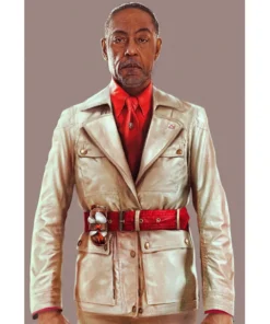 Far Cry 6 Anton Castillo White Leather Coat