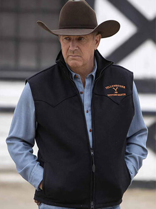 Yellowstone John Dutton Black Vest