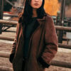 Yellowstone Kelsey Chow Seude Leather Coat