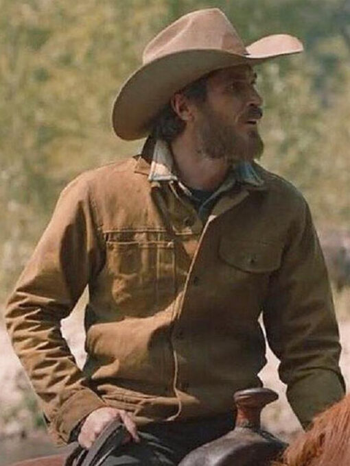 Lee Dutton Yellowstone Brown Cotton Jacket