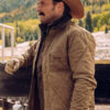 Josh Lucas Yellowstone Cotton Quilted Jacket