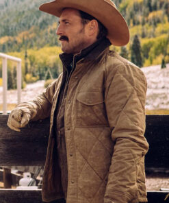 Josh Lucas Yellowstone Cotton Quilted Jacket