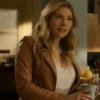 Big Sky Katheryn Winnick Brown Leather Jacket