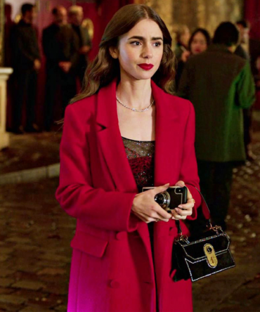 Emily In Paris Lily Collins Trench Coat