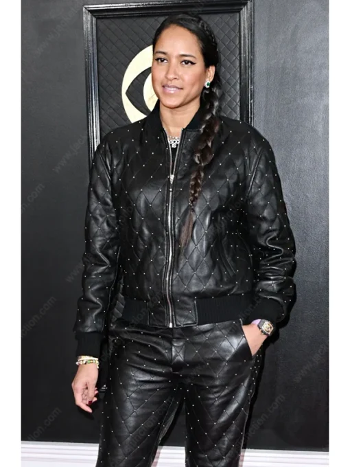 Grammys Helen Lasichanh Leather Jacket