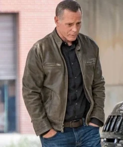 Jason Beghe Chicago P.d. Leather Jacket