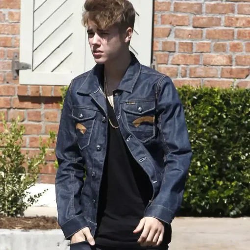 Justin Bieber Blue Denim Jacket