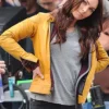 Megan Fox Yellow Leather Jacket