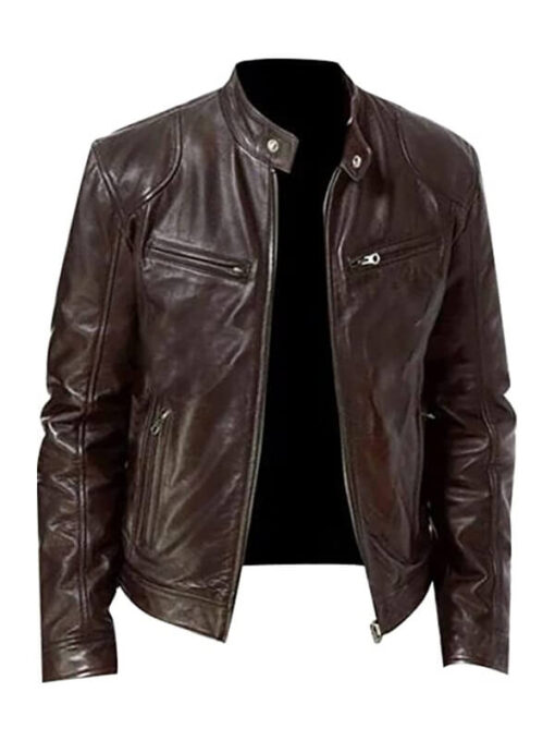 Biker Leather Jacket for Men