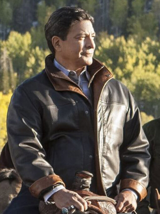 Yellowstone Gil Birmingham Black Leather Jacket