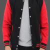 Mens Baseball Style Wool Jacket