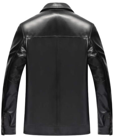 Dusen Klein Black Leather Jacket