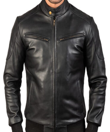 Leather Black Biker Jacket