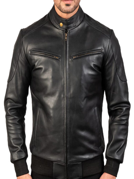 Leather Black Biker Jacket