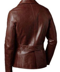 Handmade Stylish Motorcycle Brown Jacket