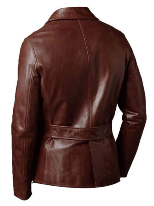 Handmade Stylish Motorcycle Brown Jacket