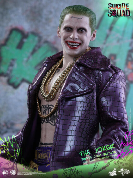 Joker Suicide Squad Jared Leto Leather Coat