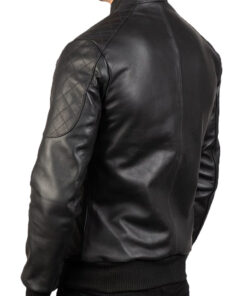 Black Leather Biker Jacket