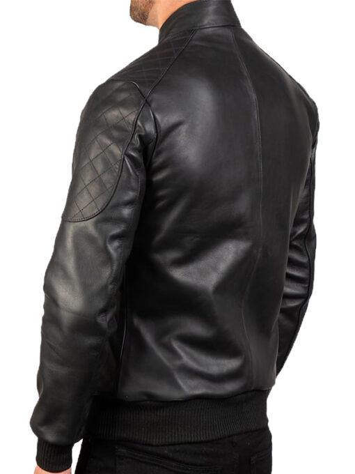 Black Leather Biker Jacket