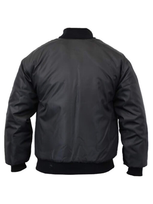 Mens MA1 Black Bomber Jacket