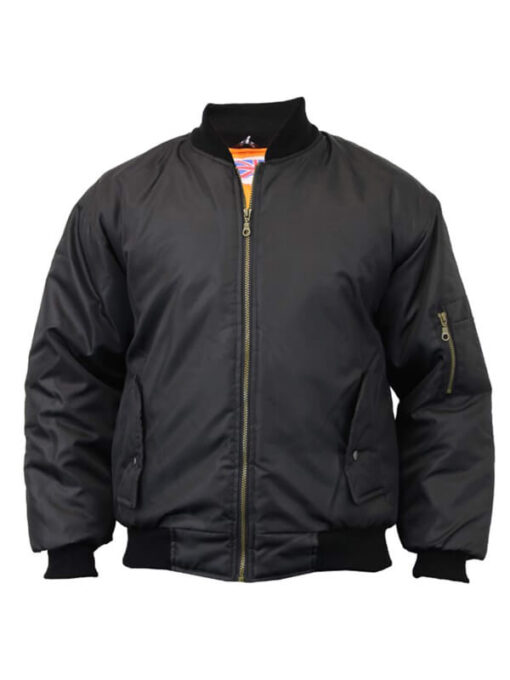 MA1 Bomber Black Jacket