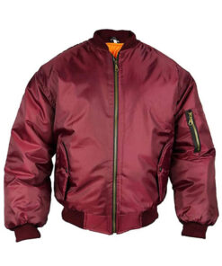 MA1 Bomber Wine Jacket