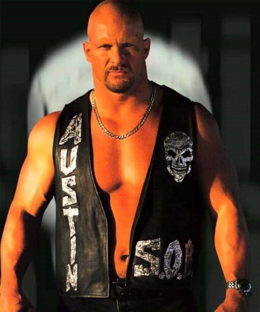 Stone Cold Steve Austin Leather Vest