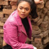 Young Wallander Katja Pink Cropped Jacket