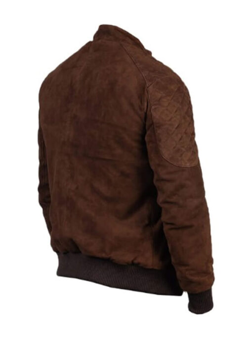 Brown Leather Suede Jacket