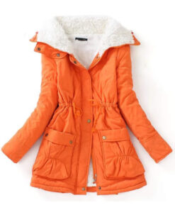 Women Wool Parka Jacket