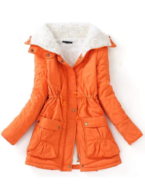 Women Wool Parka Jacket