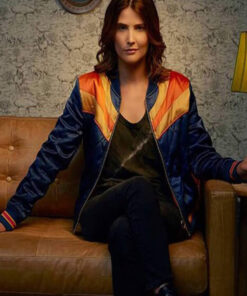 Cobie Smulders Satin Jacket by Stumptown