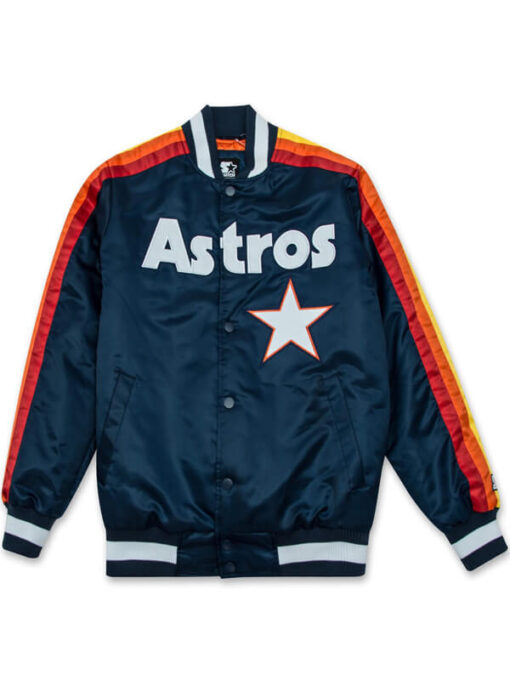 Houston Astros Satin Bomber Jacket