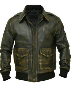 A2 Aviator Flying Tiger WWII Flight Aviator Bomber Jacket