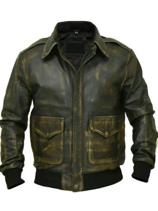 A2 Aviator Flying Tiger WWII Flight Aviator Bomber Jacket