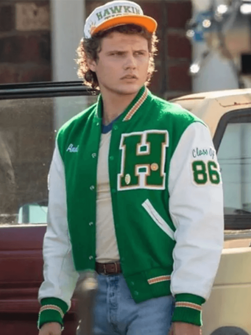 Stranger Things Eddie Munson Green Jacket