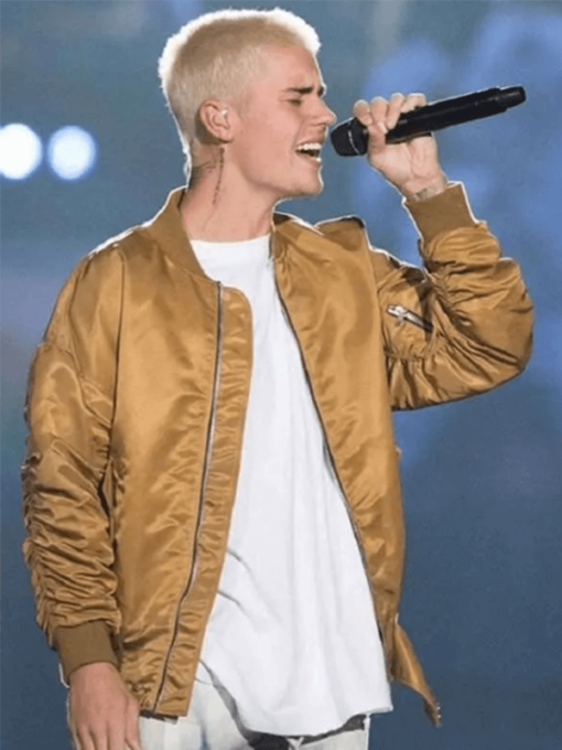 Justin Bieber Brown Jacket