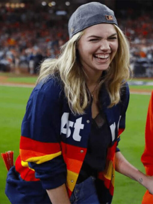 Vintage Style Kate Upton Astros Jacket