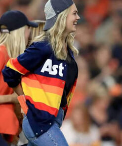 Kate Upton Astros Sweater Jacket, Houston Astros Sweater Jacket