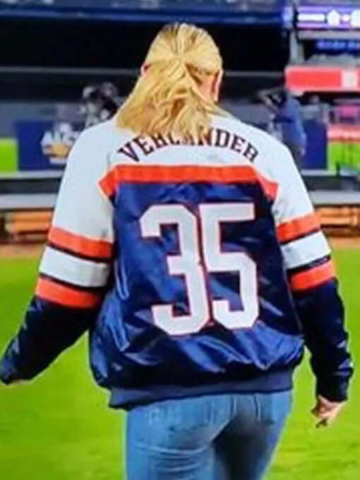 Kate Upton Justin Verlander Astros Polyester Jacket