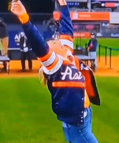 Kate Upton Polyester Jacket Astros Yankee Stadium VERLANDER