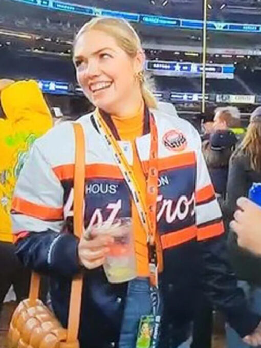 ALCS Kate Upton Houston Astros Bomber Jacket