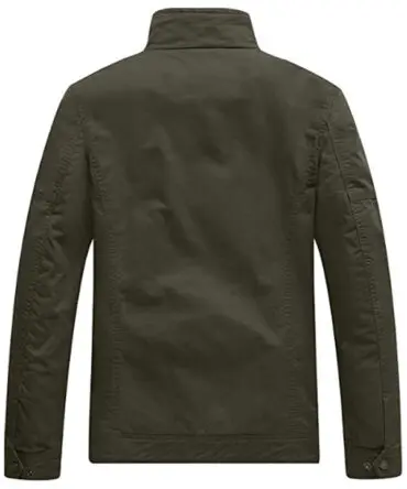 Army Green Lightweight Cotton Military Jacket