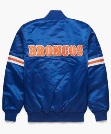 Ohio Denver Broncos Royal Blue Bomber Jacket