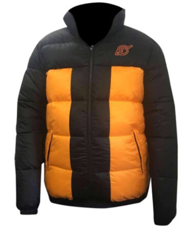 Naruto Themed Puffer Jacket