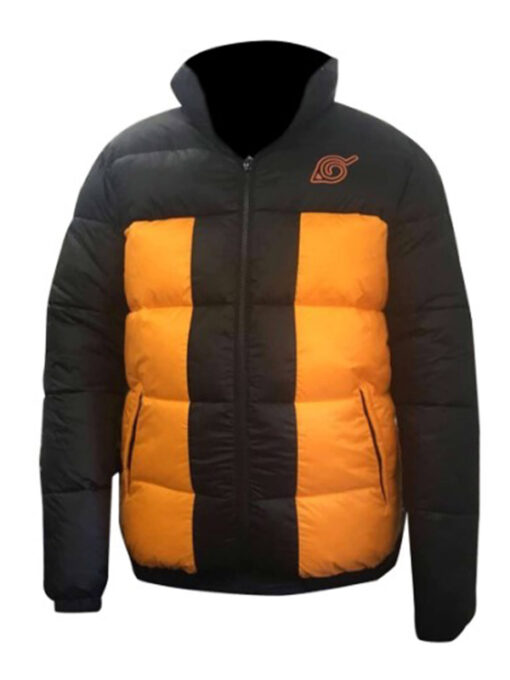 Naruto Themed Puffer Jacket