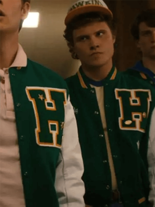 Joseph Quinn Stranger Things S04 Green Jacket