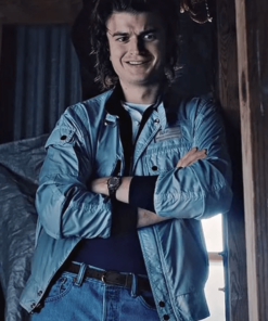 Steve Harrington Stranger Things S04 Blue Jacket