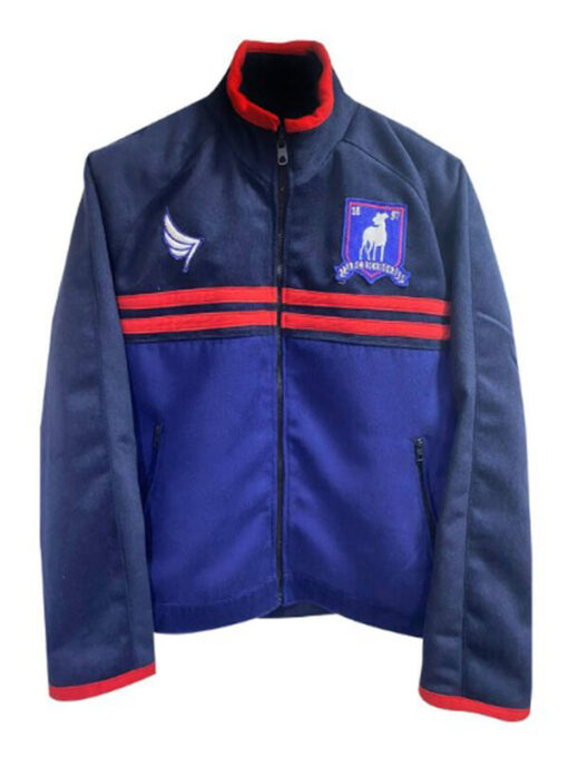 Ted Lasso Sudeikis Polyester Track Jacket