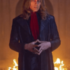 Michael Langdon American Horror Story Black Leather Coat